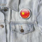中国の旗"球体" 缶バッジ (インサイチュ)