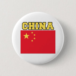 中国の旗 缶バッジ