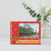 中国の旧正月(サル) シーズンポストカード (スタンド正面)