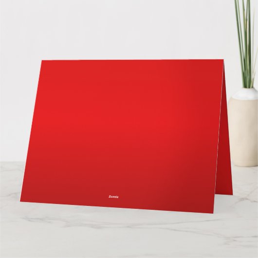 中国の旧正月–2026年午年 カード (裏面)