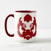 中国の星占い可愛い龍 マグカップ (左)