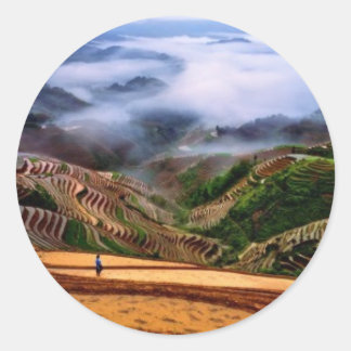中国の景 ラウンドシール