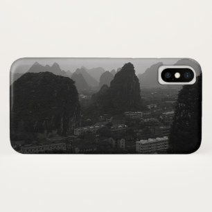 中国の桂林市街の風景 ヴィンテージ iPhone X ケース