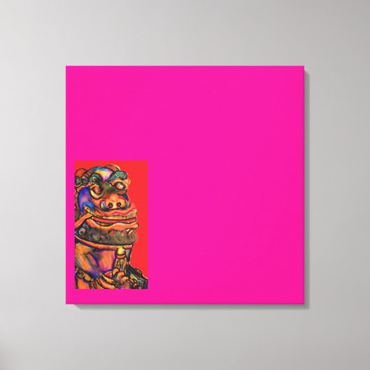 中国の棒 キャンバスプリント (正面)