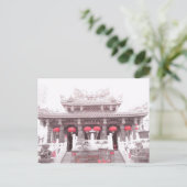 中国の横浜の寺院 ポストカード (スタンド正面)