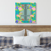 中国の歴史フランスの的ドア キャンバスプリント (インサイチュ (寝室))