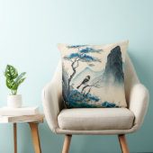 中国の水彩画の風景 クッション (椅子)