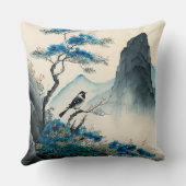 中国の水彩画の風景 クッション (裏面)