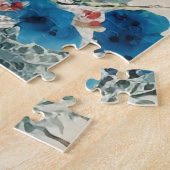 中国の水彩画の風景 ジグソーパズル (側面)