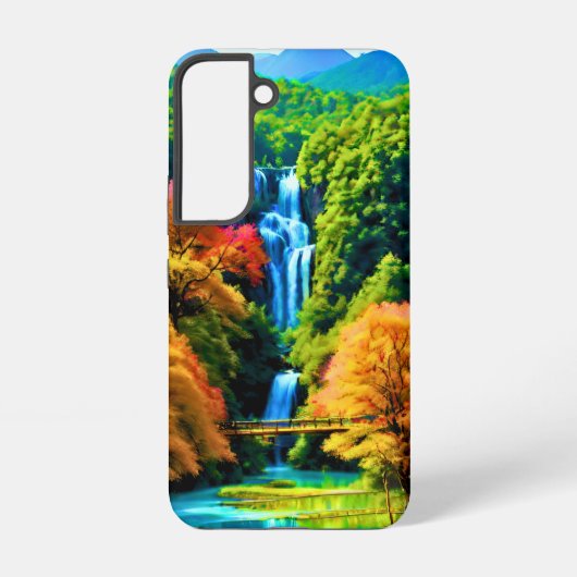 中国の滝 SAMSUNG GALAXYケース (裏面)