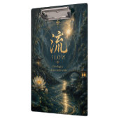 中国の漢字 流れる (リュー/ル) クリップボード (左)