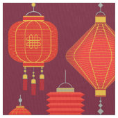 中国の灯 ファブリック (クローズアップ)