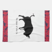 中国の牛の星占い年 キッチンタオル (横)