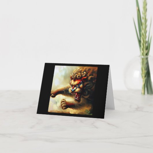 中国の獅子(10) カード (正面)