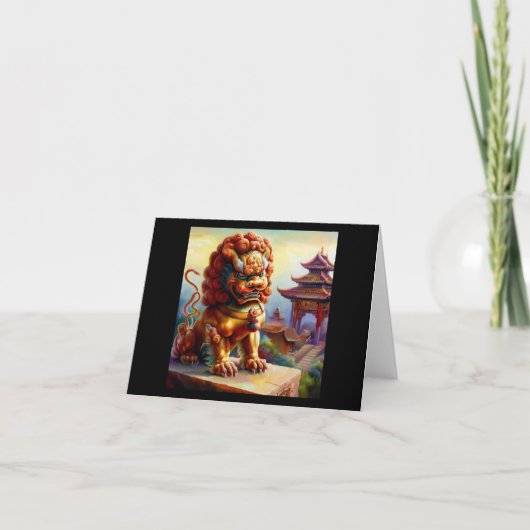 中国の獅子(13) カード (正面)