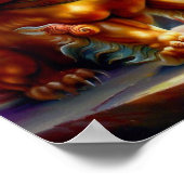 中国の獅子(13) ポスター (角)