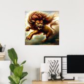 中国の獅子(14) ポスター (ホームオフィス)