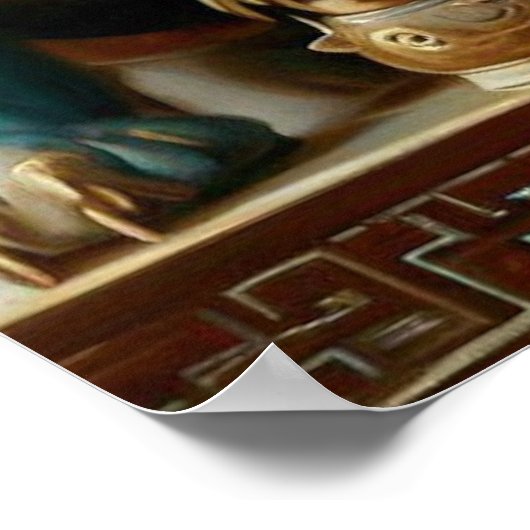 中国の獅子(21) ポスター (角)