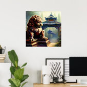 中国の獅子(22) ポスター (ホームオフィス)