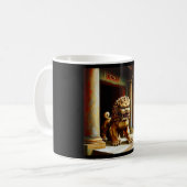 中国の獅子(23) コーヒーマグカップ (正面左)