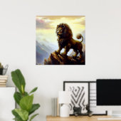 中国の獅子(28) ポスター (ホームオフィス)