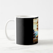 中国の獅子(31) コーヒーマグカップ (左)