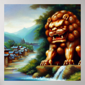 中国の獅子(36) ポスター