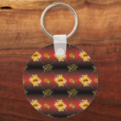 中国の生まれ年のフローラエレガント キーホルダー (正面)