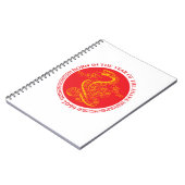 中国の生まれ年の新年 ノートブック (左側)