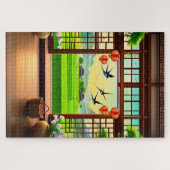 中国の田舎の風景 ジグソーパズル (横)