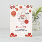 中国の白い金 おめでたい新年 獅子舞の幸せな年 シーズンカード (スタンド正面)