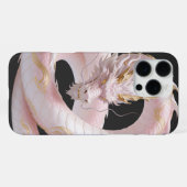 中国の白金龍のアートファンタジーデザイン iPhoneケース (裏面横)