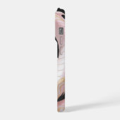 中国の白金龍アートファンタジーデザイン付き iPhoneケース (左側面)