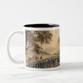 中国の皇帝のアプローチ ツートーンマグカップ (左)