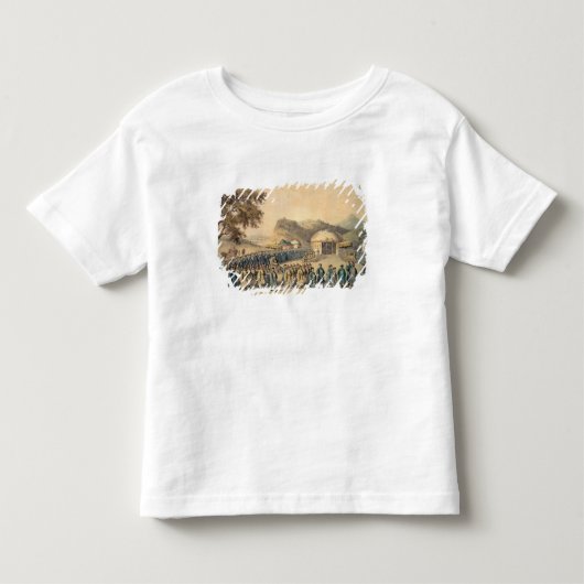 中国の皇帝のアプローチ トドラーTシャツ (正面)