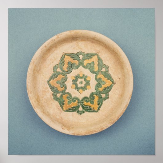 中国の皿 ポスター (正面)