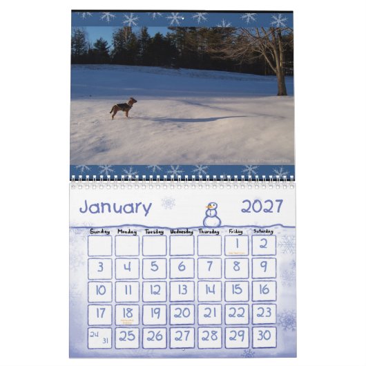 中国の盛暑期2009のカレンダー カレンダー (1月 2027)