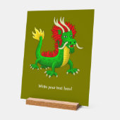 中国の神話のドラゴン アクリルサイン (傾斜)