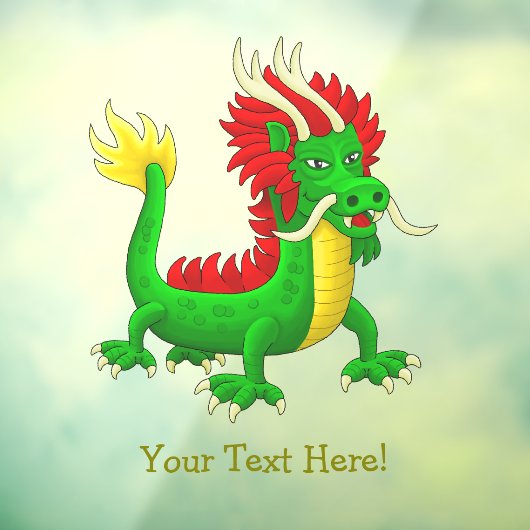 中国の神話のドラゴン ウィンドウサイン (シート3)
