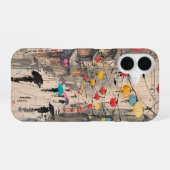 中国の祭り iPhone 16ケース (裏面横)