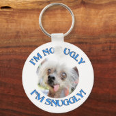 「中国の私は醜くない。おれはおとなしく働いてる！」 キーホルダー (正面)