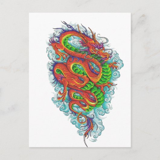 中国の竜2 ポストカード (正面)