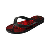 中国の竜 キッズビーチサンダル (アングル)