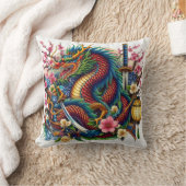 中国の竜 クッション (ブランケット)