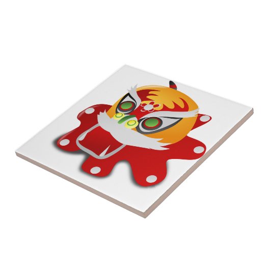 中国の竜 タイル (側面)