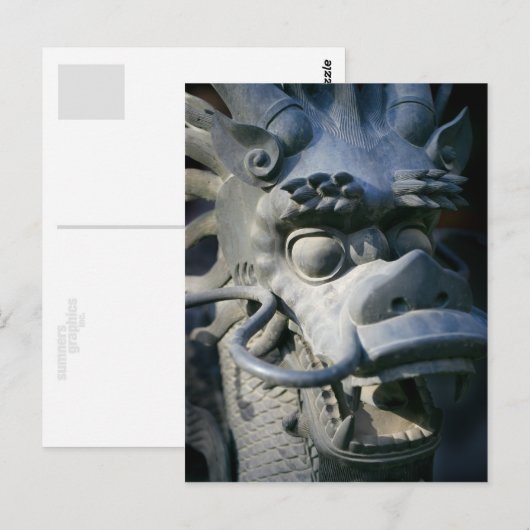 中国の竜 ポストカード (正面/裏面)