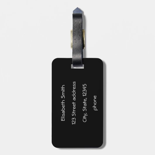 中国の竜 ラゲッジタグ (裏面縦)