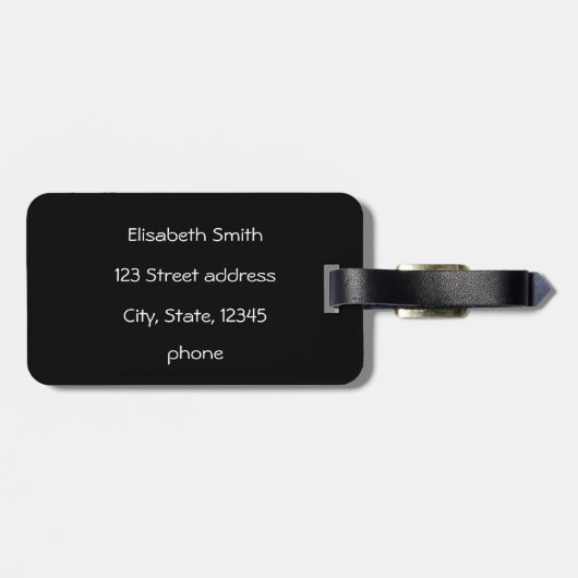 中国の竜 ラゲッジタグ (裏面横)