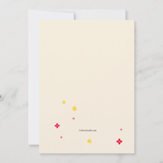 中国の竜 招待状 (裏面)