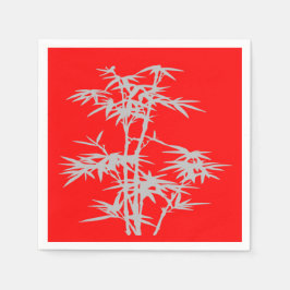 中国の竹ディナーパーティー スタンダードカクテルナプキン